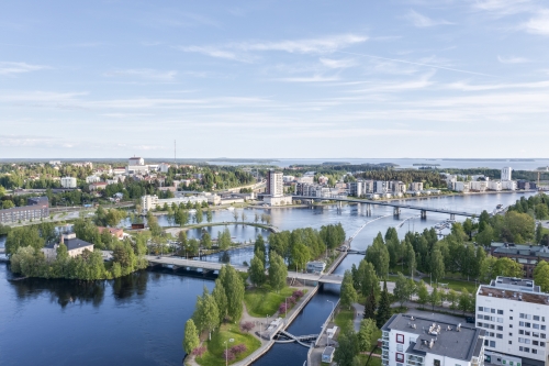 Joensuun kaupunki kesällä